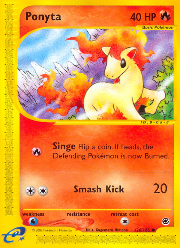 Ponyta (126/165) [Expedition: Base Set] | Deep Dive Games St. Marys