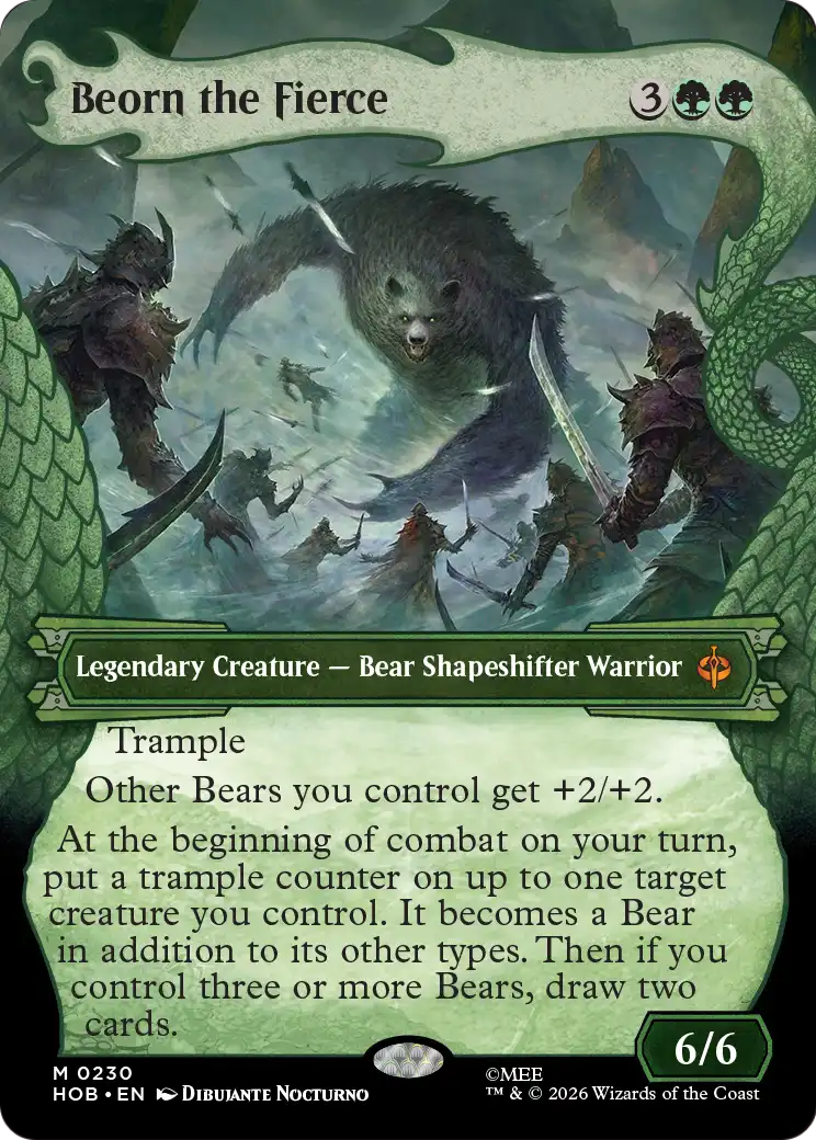 Beorn the Fierce (Showcase) [The Hobbit] | Deep Dive Games St. Marys