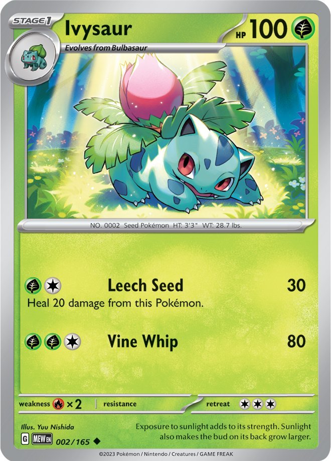 Ivysaur (002/165) [Scarlet & Violet 151] | Deep Dive Games St. Marys