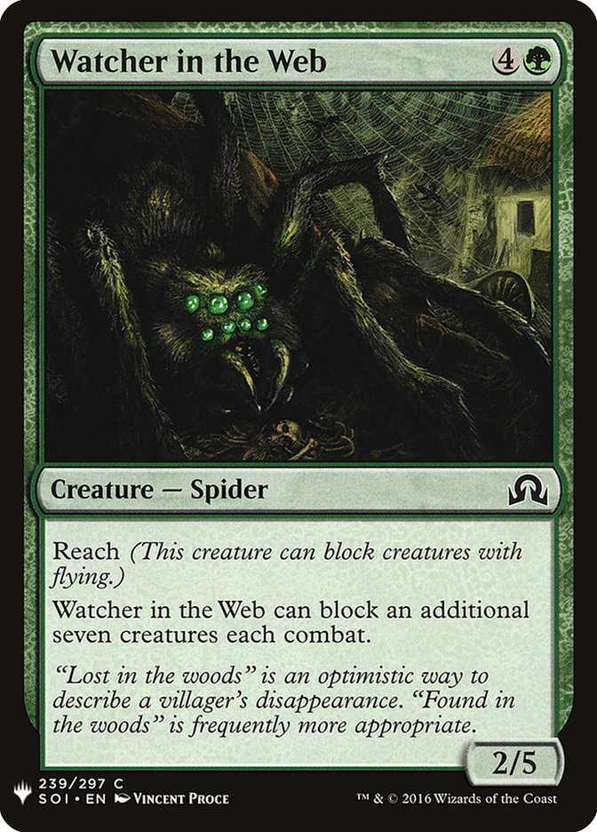 Watcher in the Web [Mystery Booster] | Deep Dive Games St. Marys