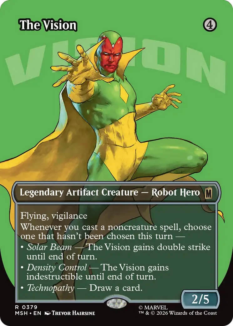 The Vision (Borderless) [Marvel Super Heroes] | Deep Dive Games St. Marys