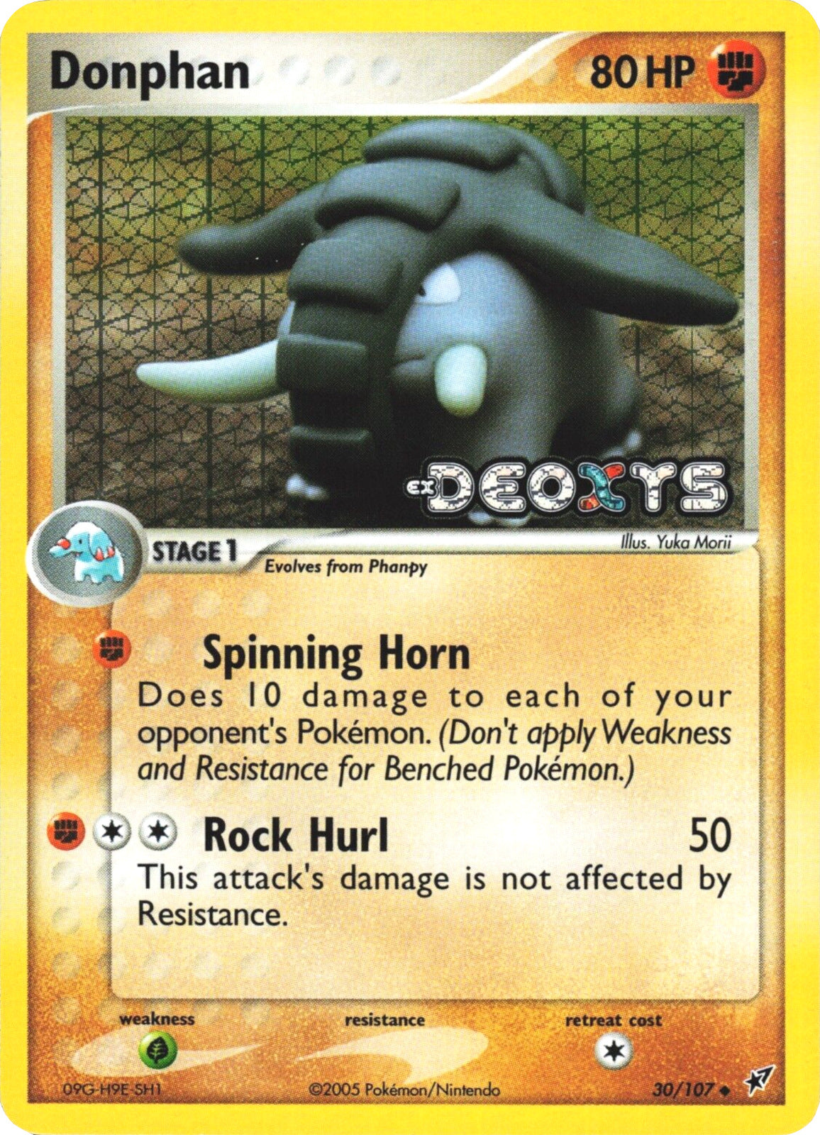 Donphan (30/107) (Stamped) [EX: Deoxys] | Deep Dive Games St. Marys