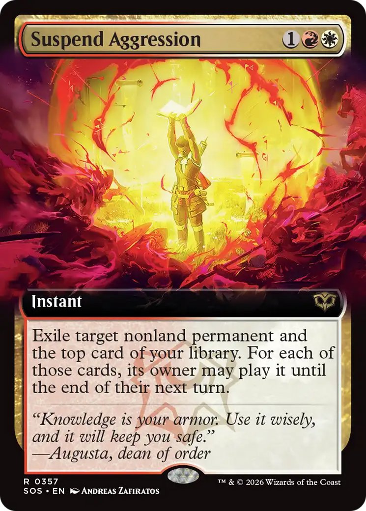 Suspend Aggression (Extended Art) [Secrets of Strixhaven] | Deep Dive Games St. Marys