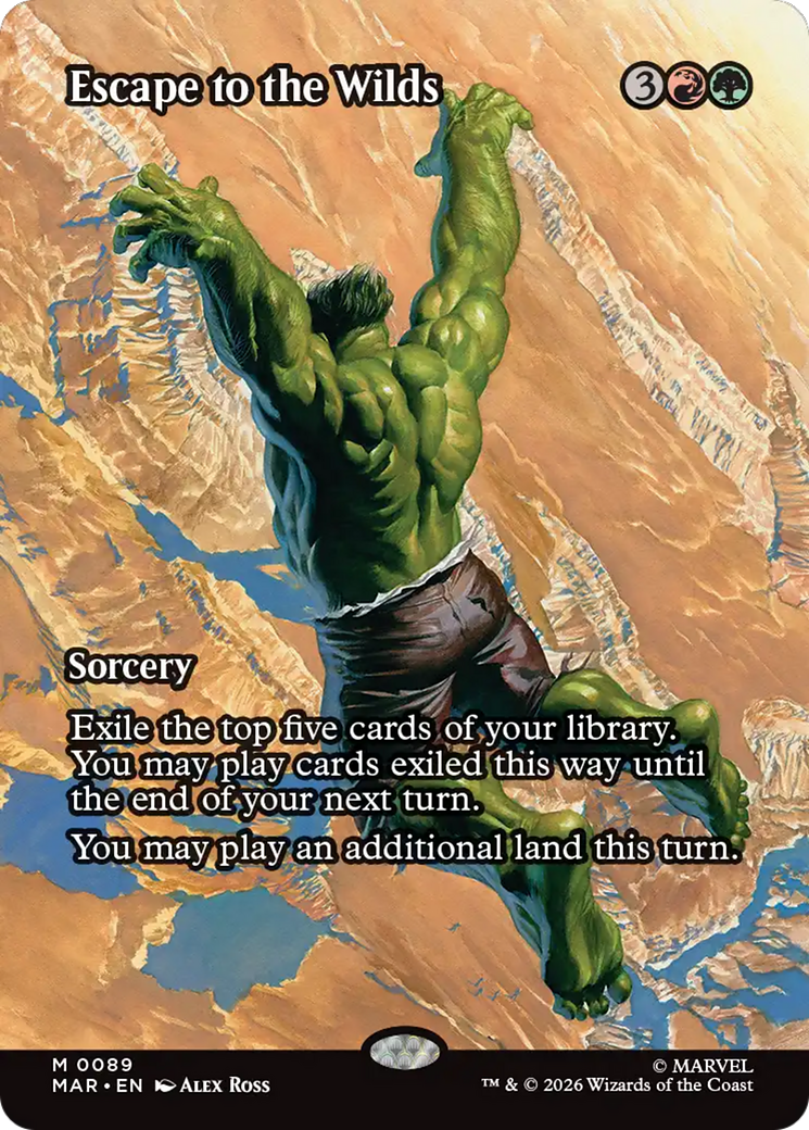 Escape to the Wilds (Borderless) [Marvel Universe: Eternal-Legal] | Deep Dive Games St. Marys