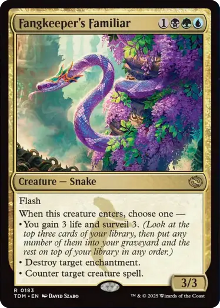 Fangkeeper's Familiar [Tarkir: Dragonstorm] | Deep Dive Games St. Marys