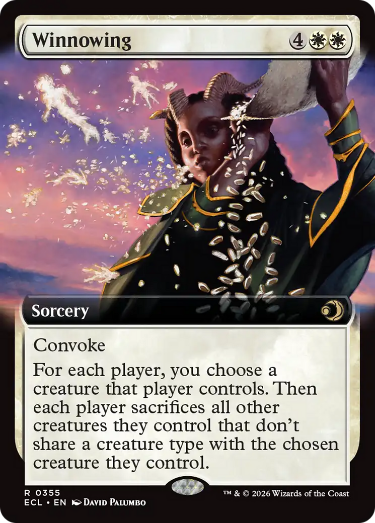 Winnowing (Extended Art) [Lorwyn Eclipsed] | Deep Dive Games St. Marys