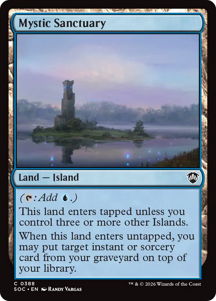 Mystic Sanctuary [Secrets of Strixhaven Commander] | Deep Dive Games St. Marys