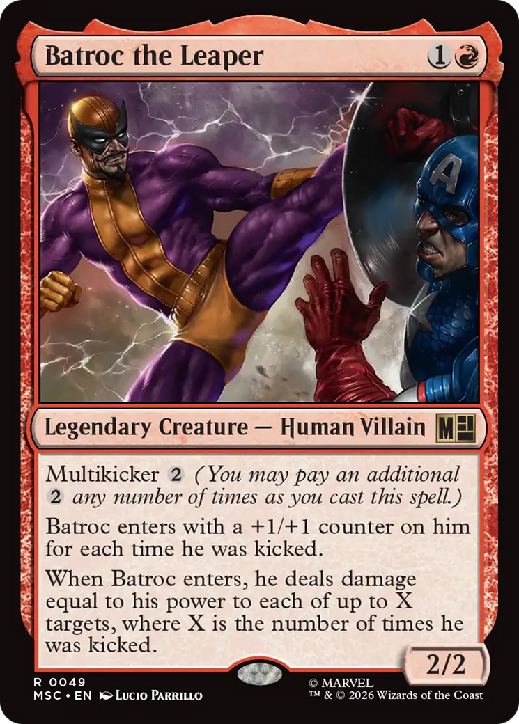 Batroc the Leaper (Surge Foil) [Marvel Super Heroes Commander] | Deep Dive Games St. Marys