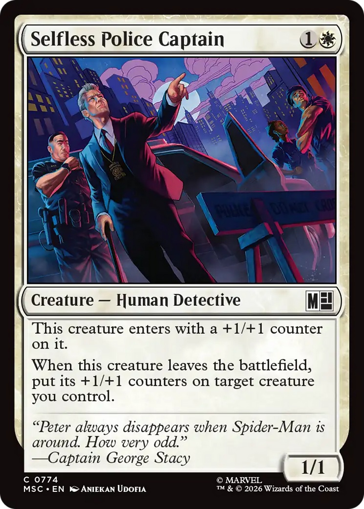Selfless Police Captain [Marvel Super Heroes Commander] | Deep Dive Games St. Marys