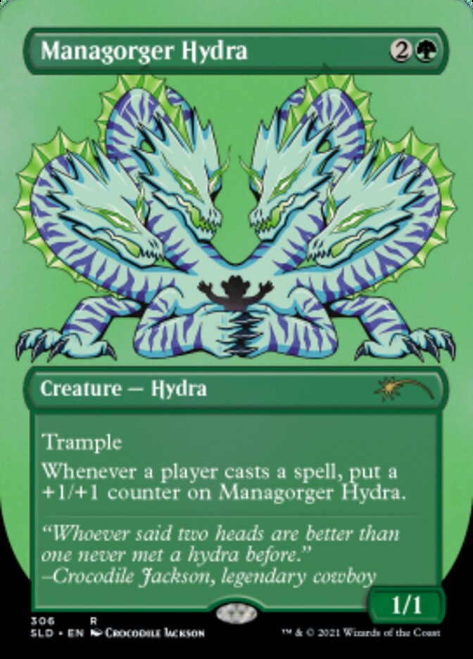 Managorger Hydra (Borderless) [Secret Lair Drop Series] | Deep Dive Games St. Marys