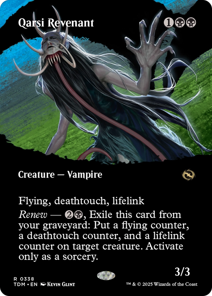 Qarsi Revenant (Borderless) [Tarkir: Dragonstorm] | Deep Dive Games St. Marys