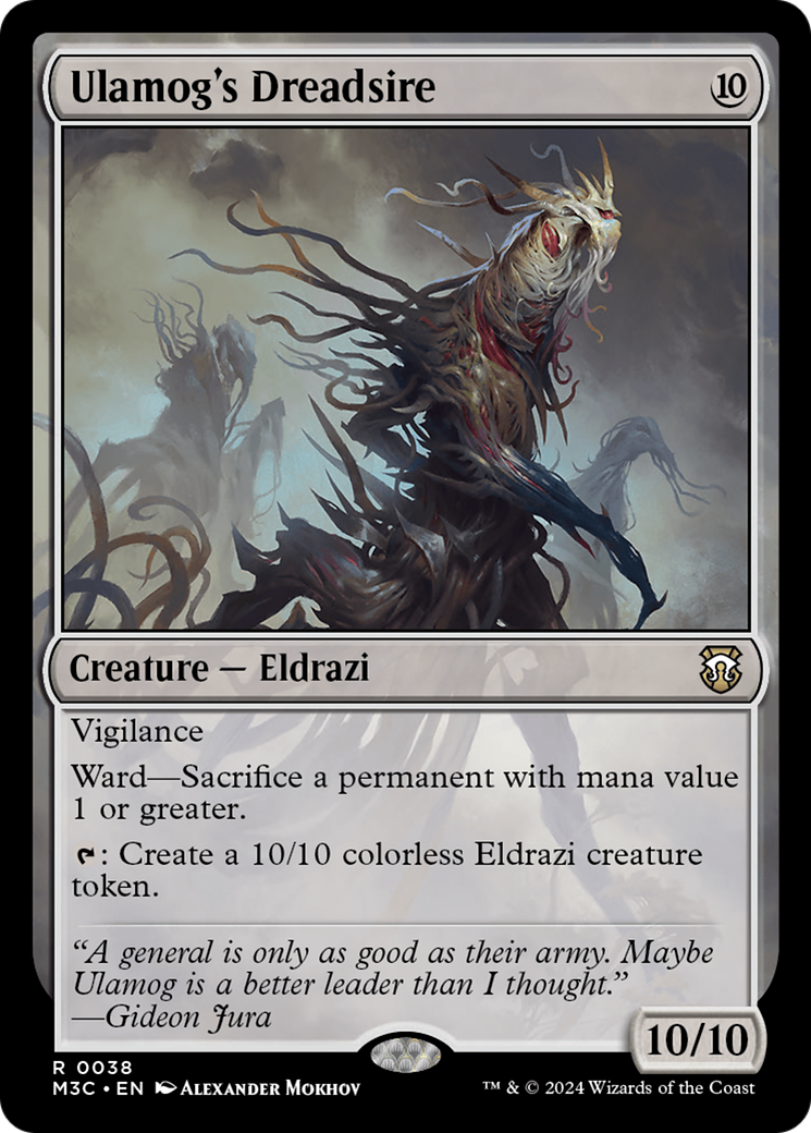 Ulamog's Dreadsire (Ripple Foil) [Modern Horizons 3 Commander] | Deep Dive Games St. Marys