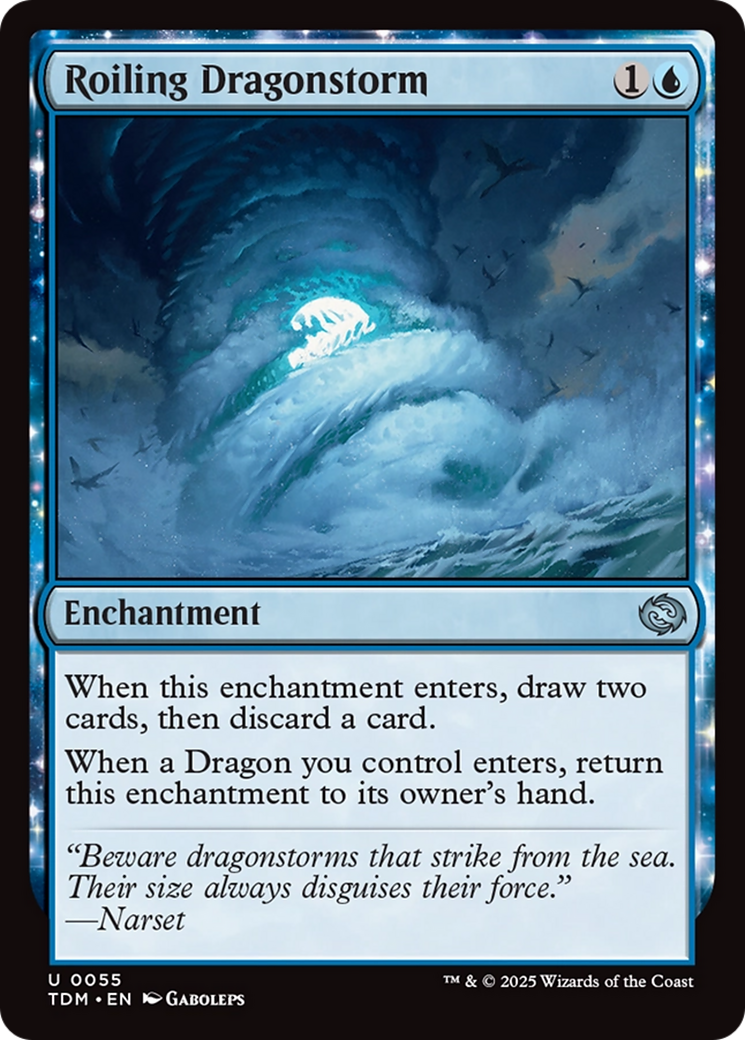 Roiling Dragonstorm [Tarkir: Dragonstorm] | Deep Dive Games St. Marys