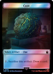 Horse // Clue (0053) Double-Sided Token (Surge Foil) [Doctor Who Tokens] | Deep Dive Games St. Marys