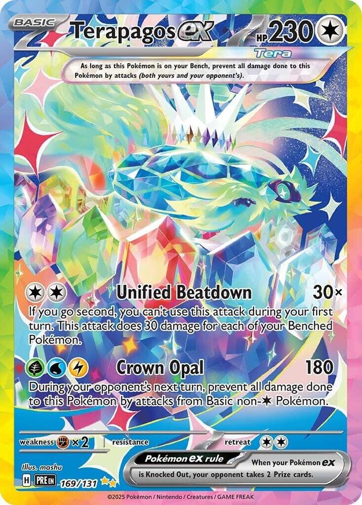 Terapagos ex (169/131) [Scarlet & Violet: Prismatic Evolutions] | Deep Dive Games St. Marys