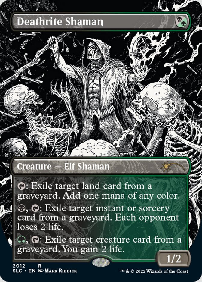 Deathrite Shaman (Borderless) [Secret Lair Countdown Kit] | Deep Dive Games St. Marys
