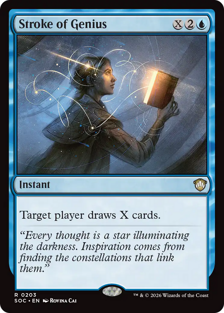 Stroke of Genius [Secrets of Strixhaven Commander] | Deep Dive Games St. Marys