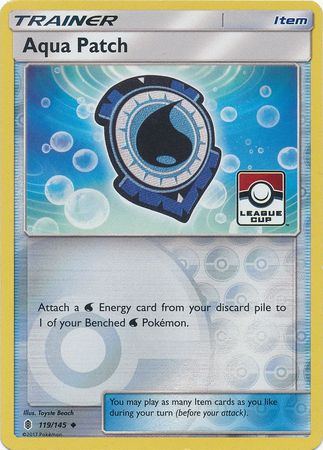 Aqua Patch (119/145) (League Promo) [Sun & Moon: Guardians Rising] | Deep Dive Games St. Marys