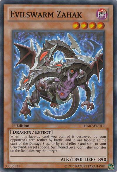 Evilswarm Zahak [HA07-EN012] Super Rare | Deep Dive Games St. Marys