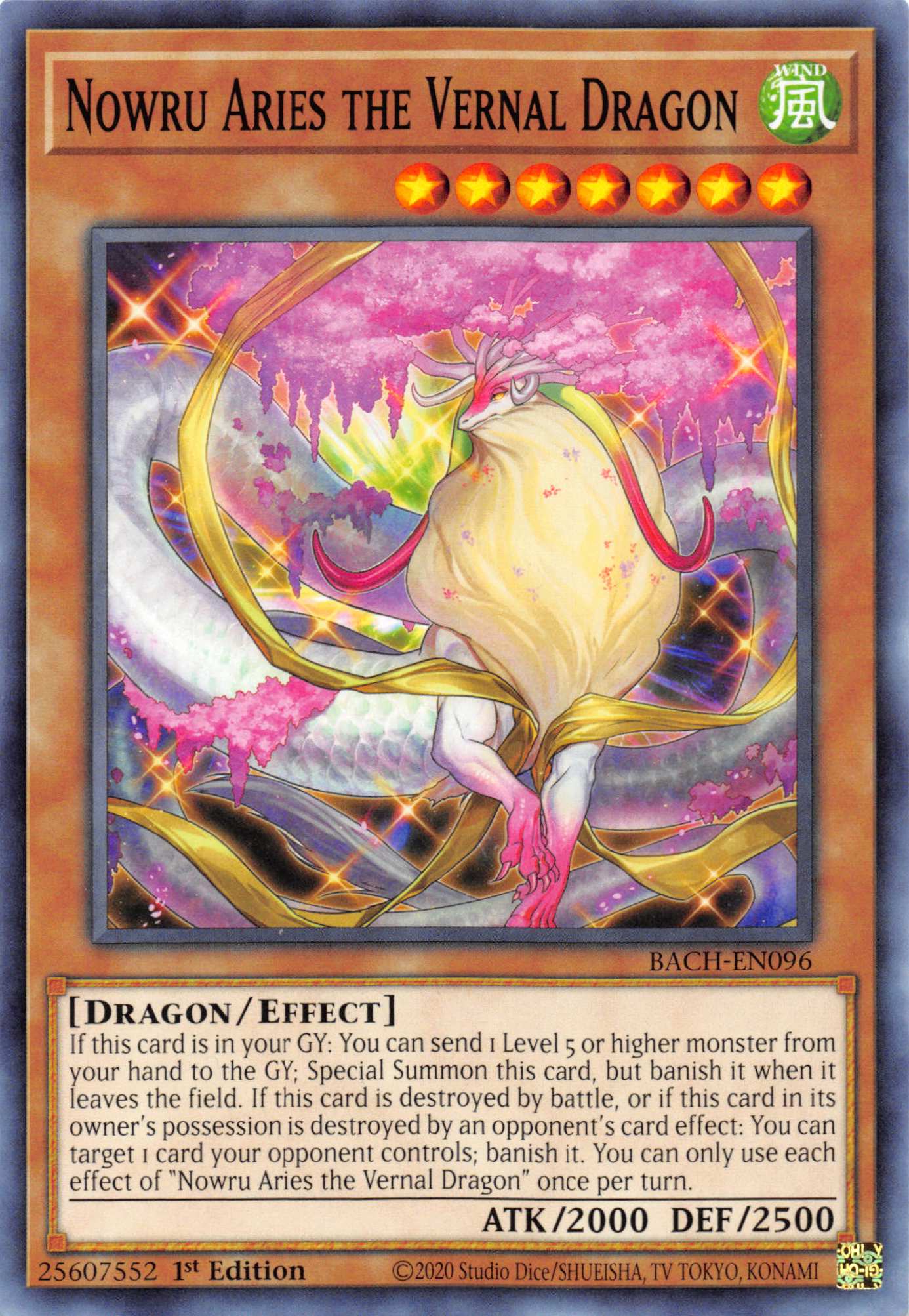 Nowru Aries the Vernal Dragon [BACH-EN096] Common | Deep Dive Games St. Marys