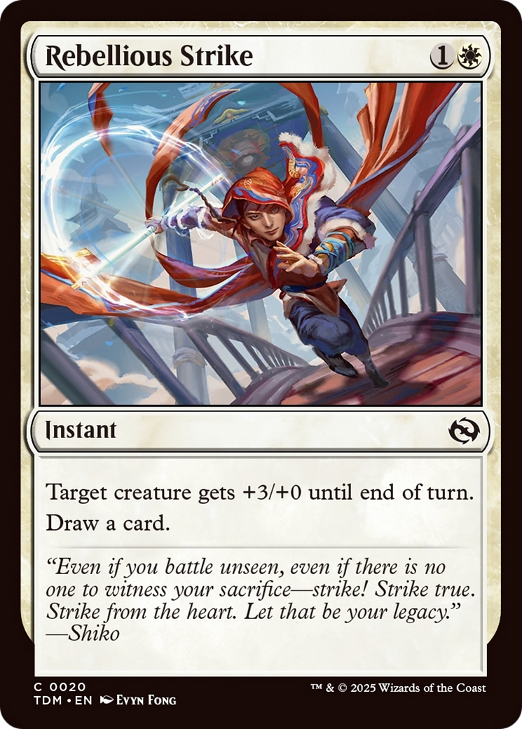 Rebellious Strike [Tarkir: Dragonstorm] | Deep Dive Games St. Marys