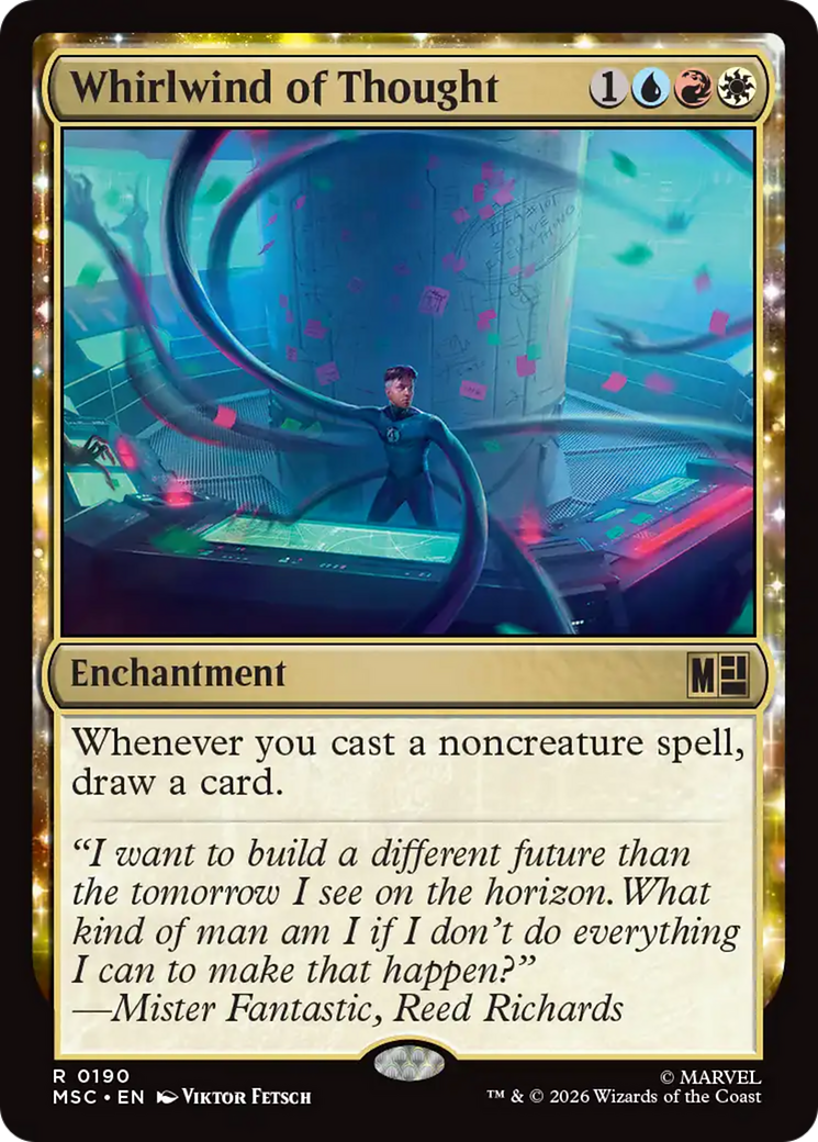 Whirlwind of Thought (Surge Foil) [Marvel Super Heroes Commander] | Deep Dive Games St. Marys