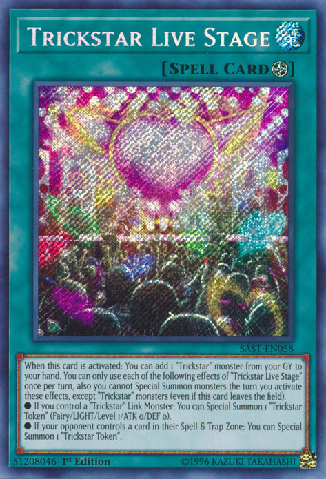 Trickstar Live Stage [SAST-EN058] Secret Rare | Deep Dive Games St. Marys