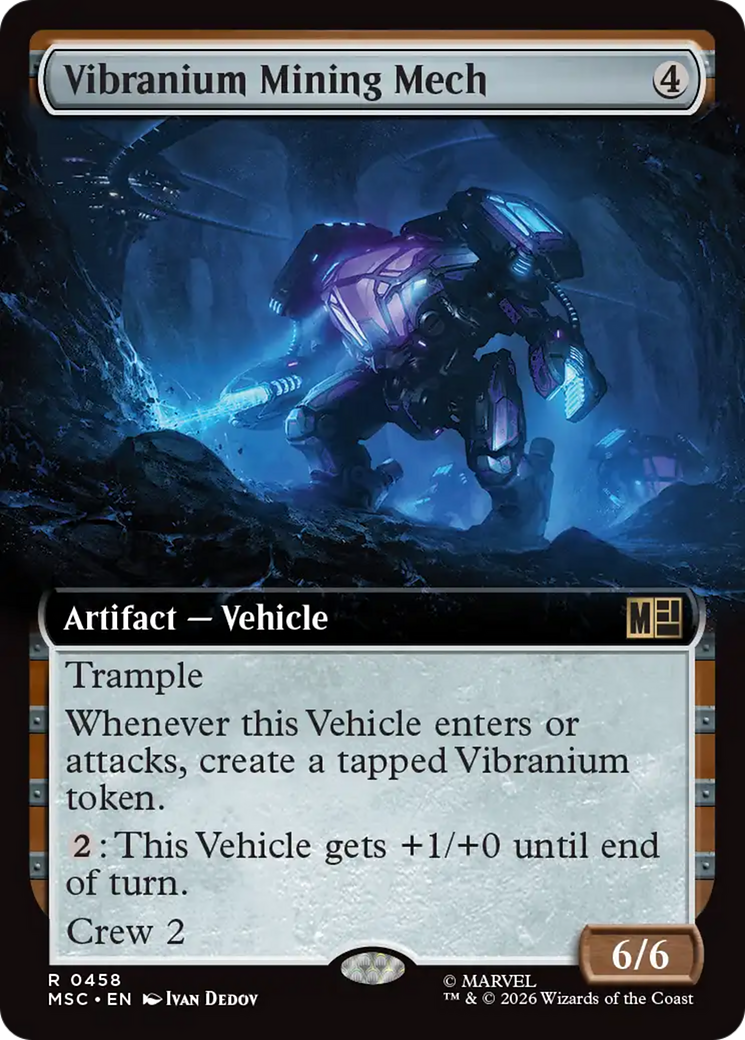 Vibranium Mining Mech (Extended Art) [Marvel Super Heroes Commander] | Deep Dive Games St. Marys