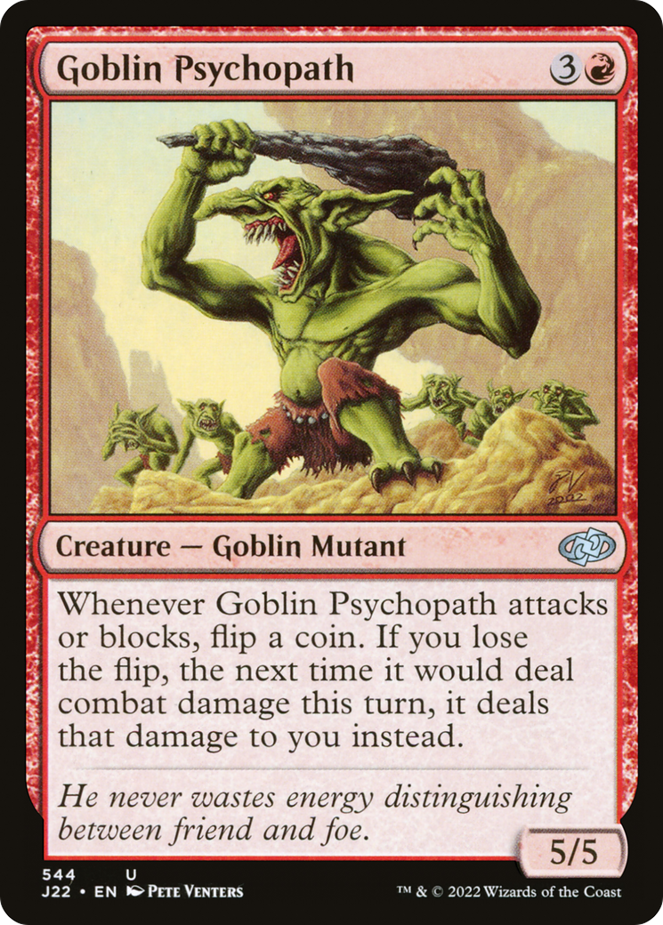 Goblin Psychopath [Jumpstart 2022] | Deep Dive Games St. Marys