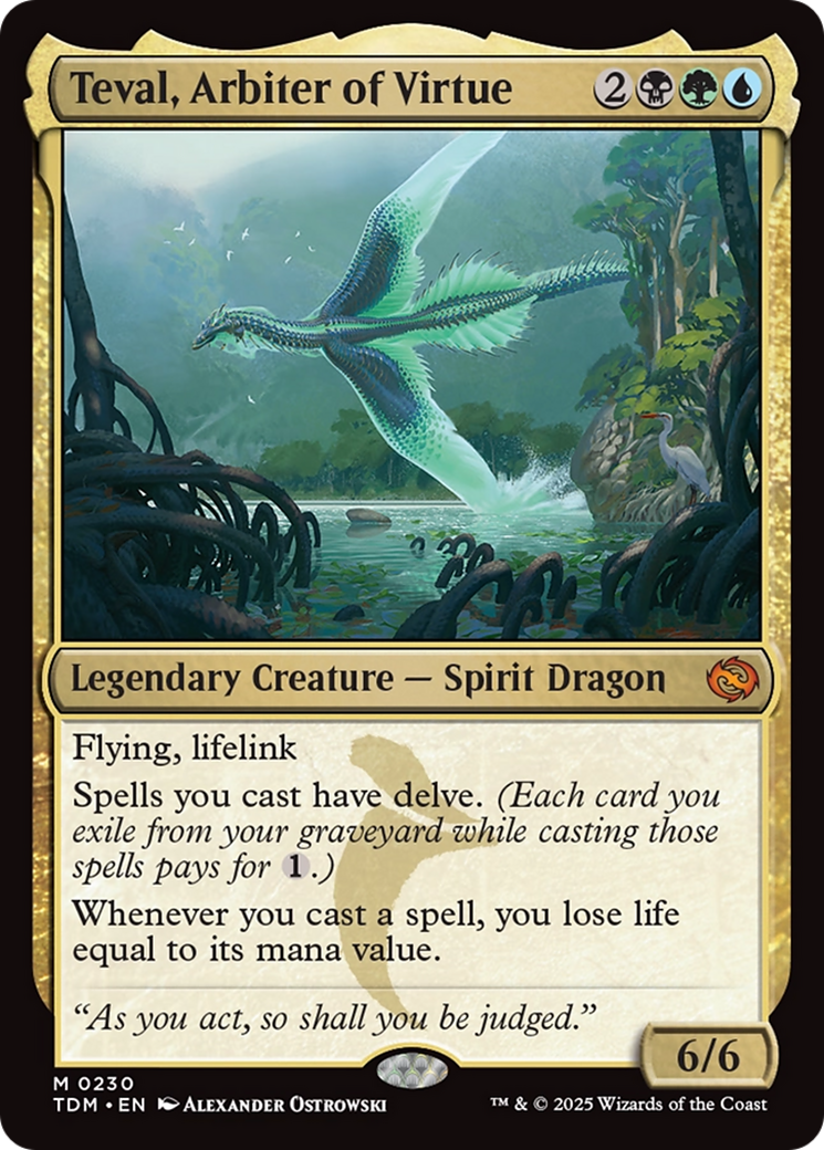 Teval, Arbiter of Virtue [Tarkir: Dragonstorm] | Deep Dive Games St. Marys