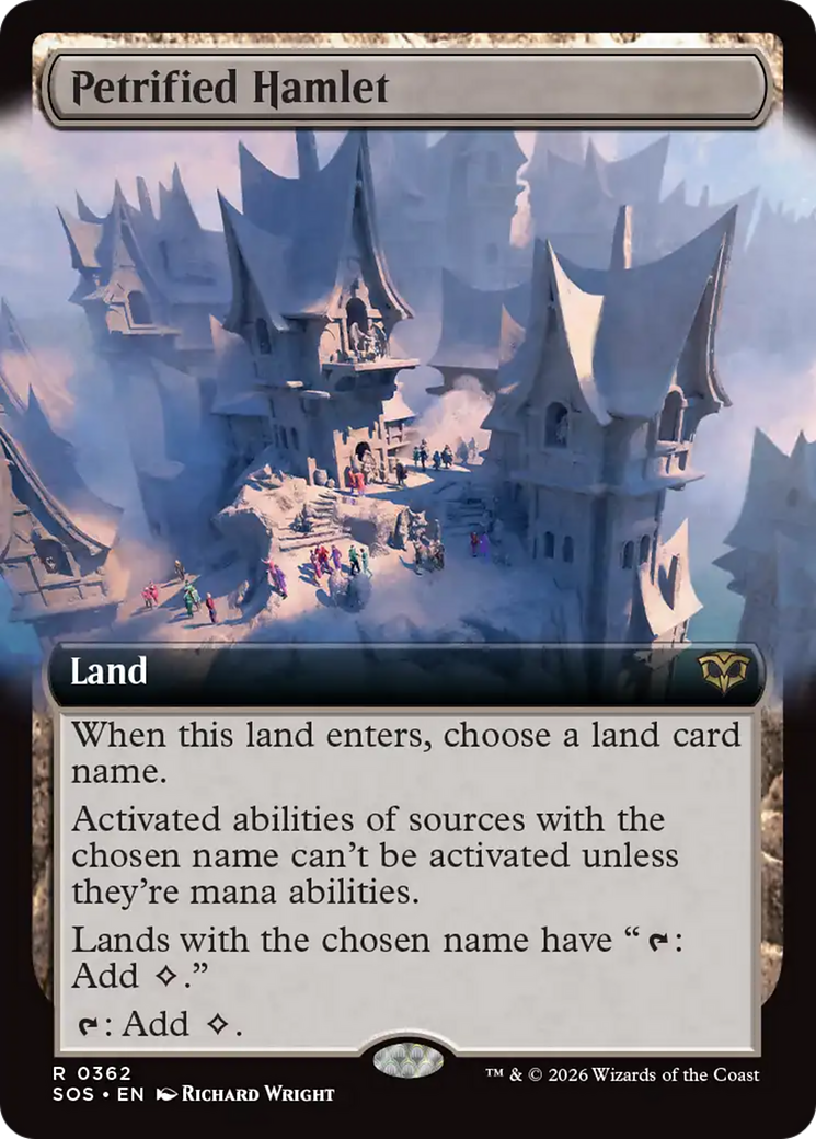 Petrified Hamlet (Extended Art) [Secrets of Strixhaven] | Deep Dive Games St. Marys