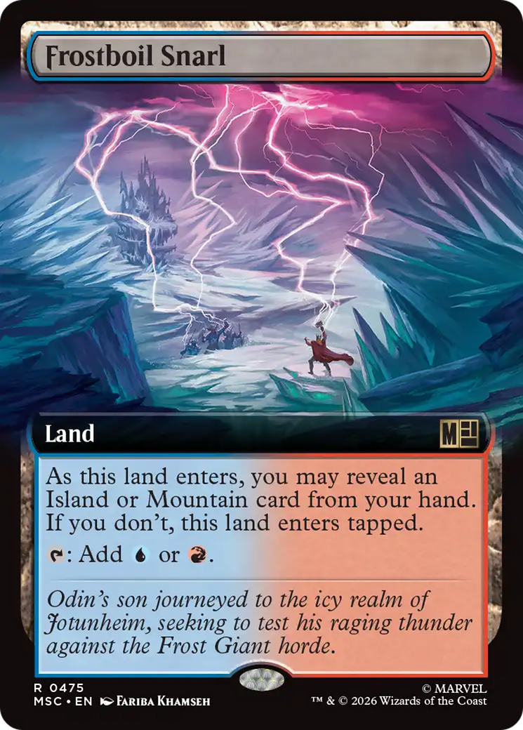 Frostboil Snarl (Extended Art) [Marvel Super Heroes Commander] | Deep Dive Games St. Marys