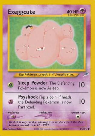 Exeggcute (64/105) [Neo Destiny Unlimited] | Deep Dive Games St. Marys