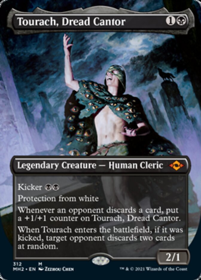 Tourach, Dread Cantor (Borderless Alternate Art) [Modern Horizons 2] | Deep Dive Games St. Marys