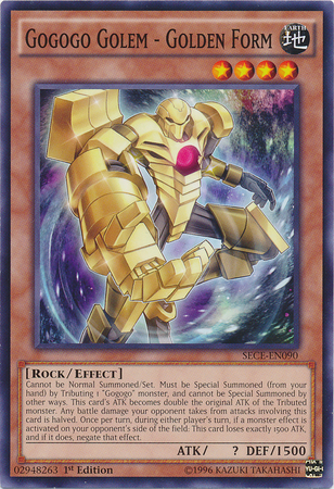 Gogogo Golem - Golden Form [SECE-EN090] Common | Deep Dive Games St. Marys