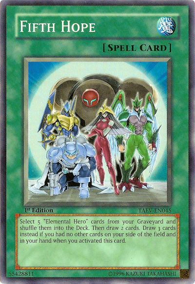 Fifth Hope [TAEV-EN045] Super Rare | Deep Dive Games St. Marys