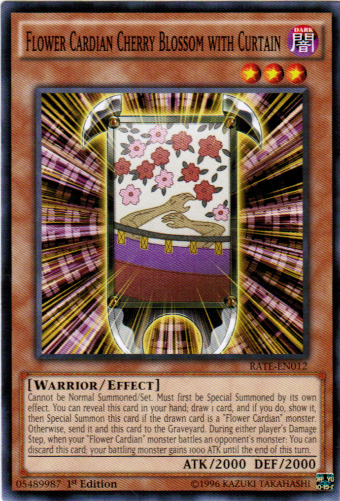 Flower Cardian Cherry Blossom with Curtain [RATE-EN012] Common | Deep Dive Games St. Marys