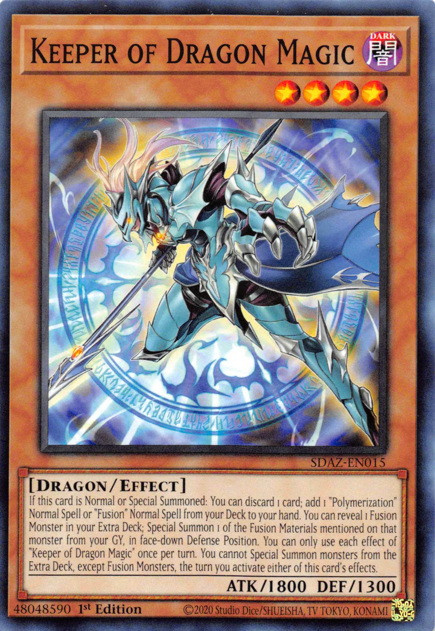 Keeper of Dragon Magic [SDAZ-EN015] Common | Deep Dive Games St. Marys