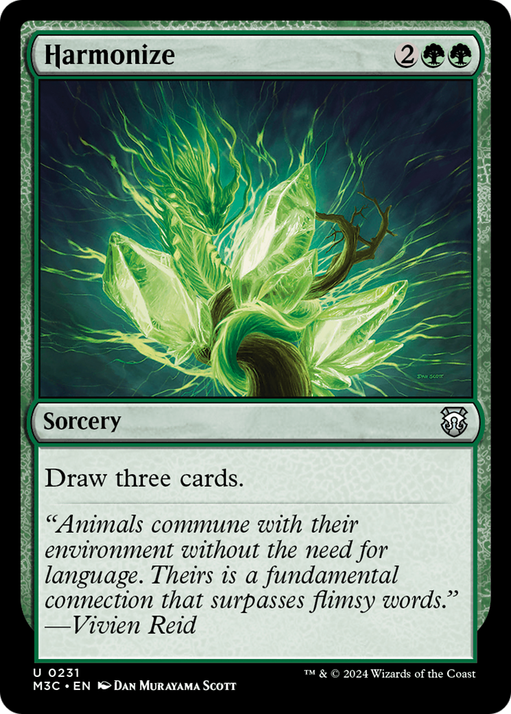 Harmonize (Ripple Foil) [Modern Horizons 3 Commander] | Deep Dive Games St. Marys