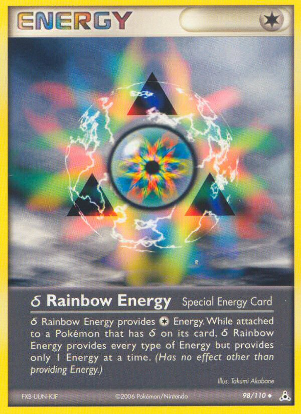 Rainbow Energy (98/110) (Delta Species) [EX: Holon Phantoms] | Deep Dive Games St. Marys