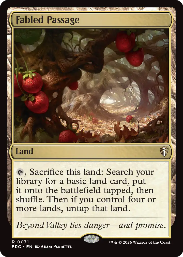 Fabled Passage [Reality Fracture Commander] | Deep Dive Games St. Marys