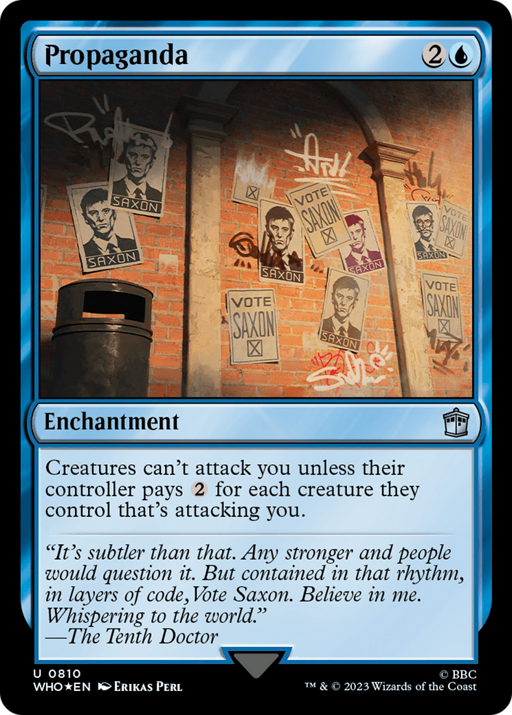 Propaganda (Surge Foil) [Doctor Who] | Deep Dive Games St. Marys