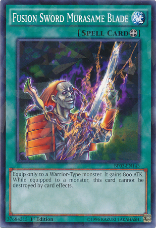 Fusion Sword Murasame Blade [BP03-EN143] Shatterfoil Rare | Deep Dive Games St. Marys
