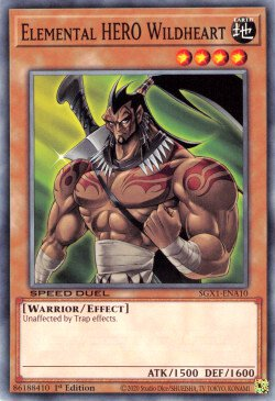 Elemental HERO Wildheart [SGX1-ENA10] Common | Deep Dive Games St. Marys