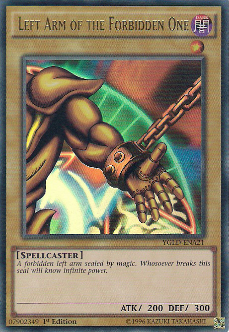 Left Arm of the Forbidden One [YGLD-ENA21] Ultra Rare | Deep Dive Games St. Marys