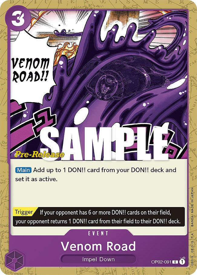 Venom Road [Paramount War Pre-Release Cards] | Deep Dive Games St. Marys