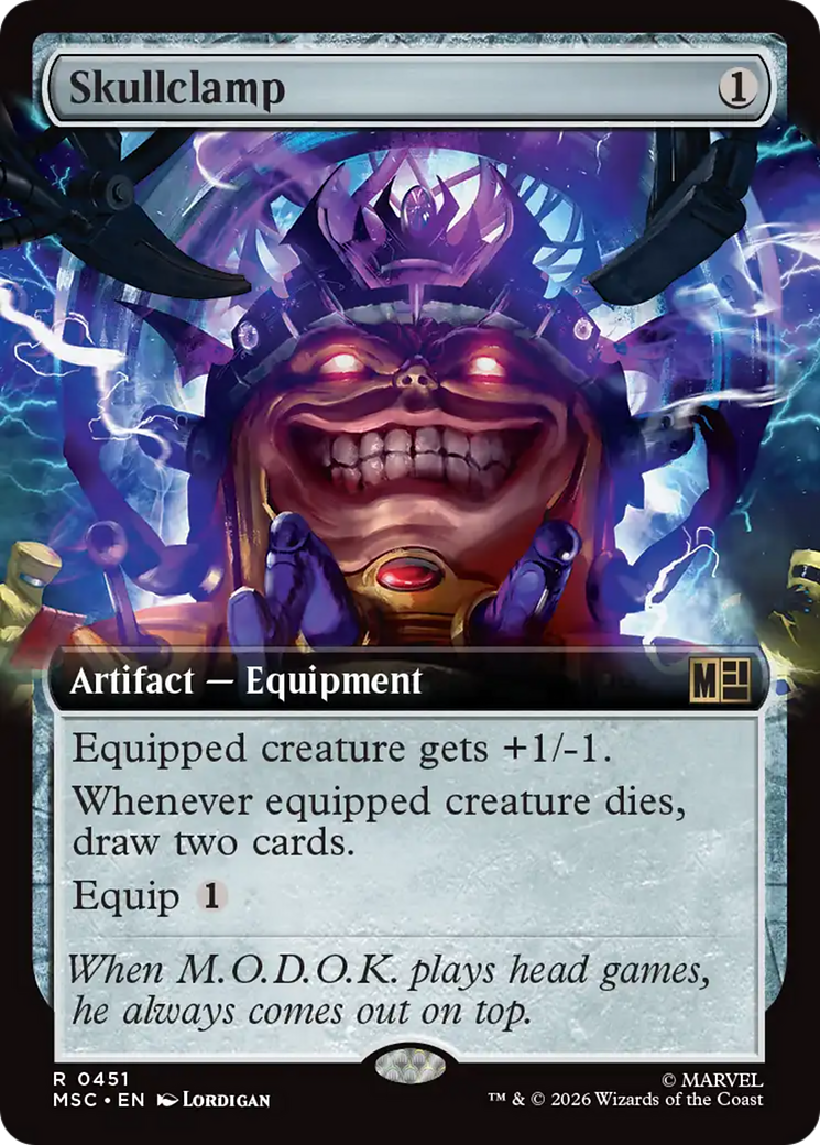 Skullclamp (Extended Art) [Marvel Super Heroes Commander] | Deep Dive Games St. Marys
