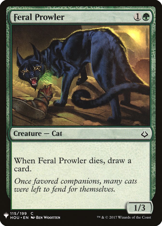 Feral Prowler [Mystery Booster] | Deep Dive Games St. Marys