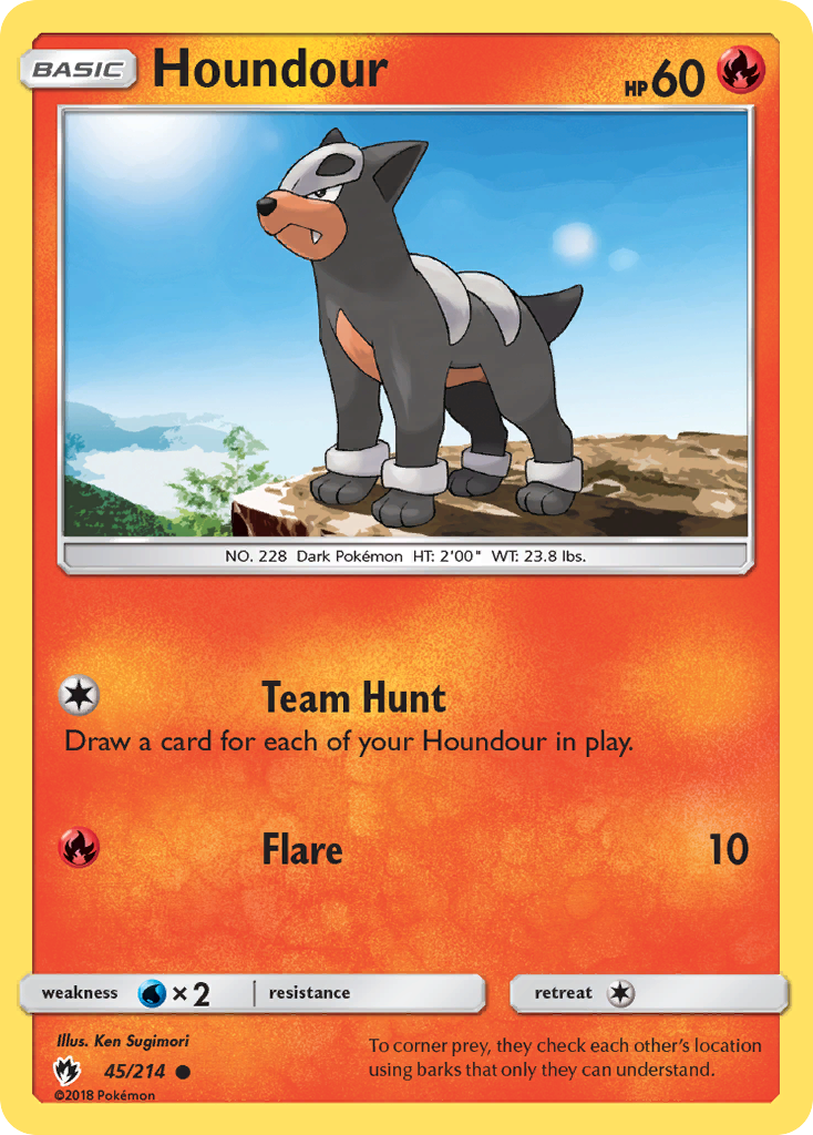 Houndour (45/214) [Sun & Moon: Lost Thunder] | Deep Dive Games St. Marys