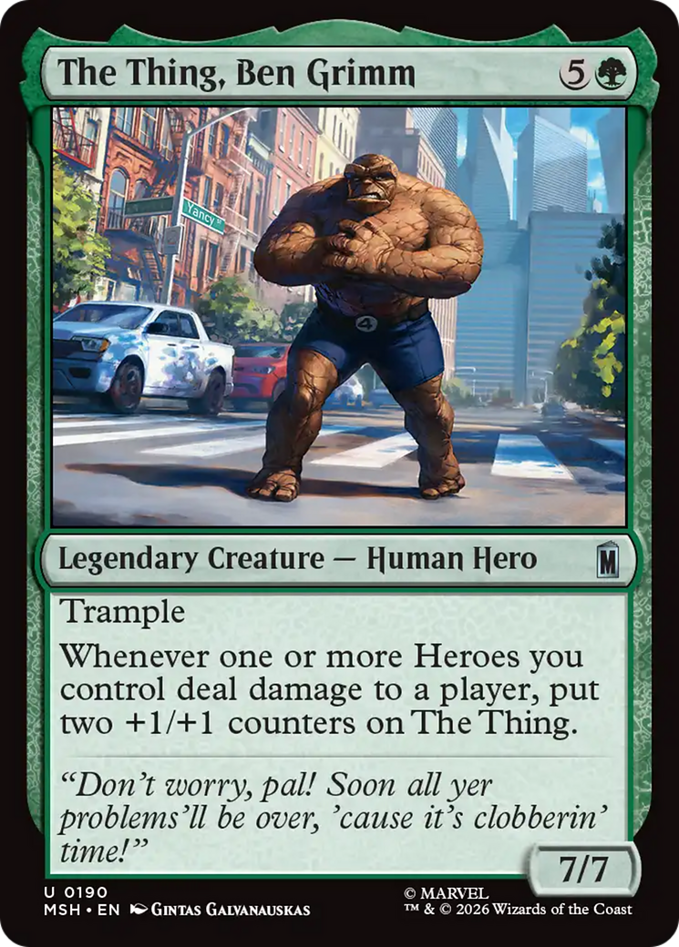 The Thing, Ben Grimm [Marvel Super Heroes] | Deep Dive Games St. Marys